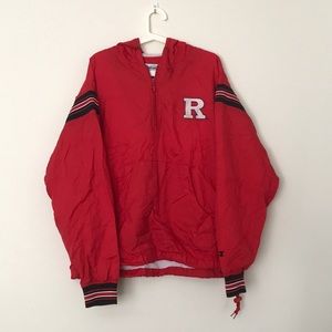 Vintage Champion Windbreaker -Rutgers-Men’s Medium